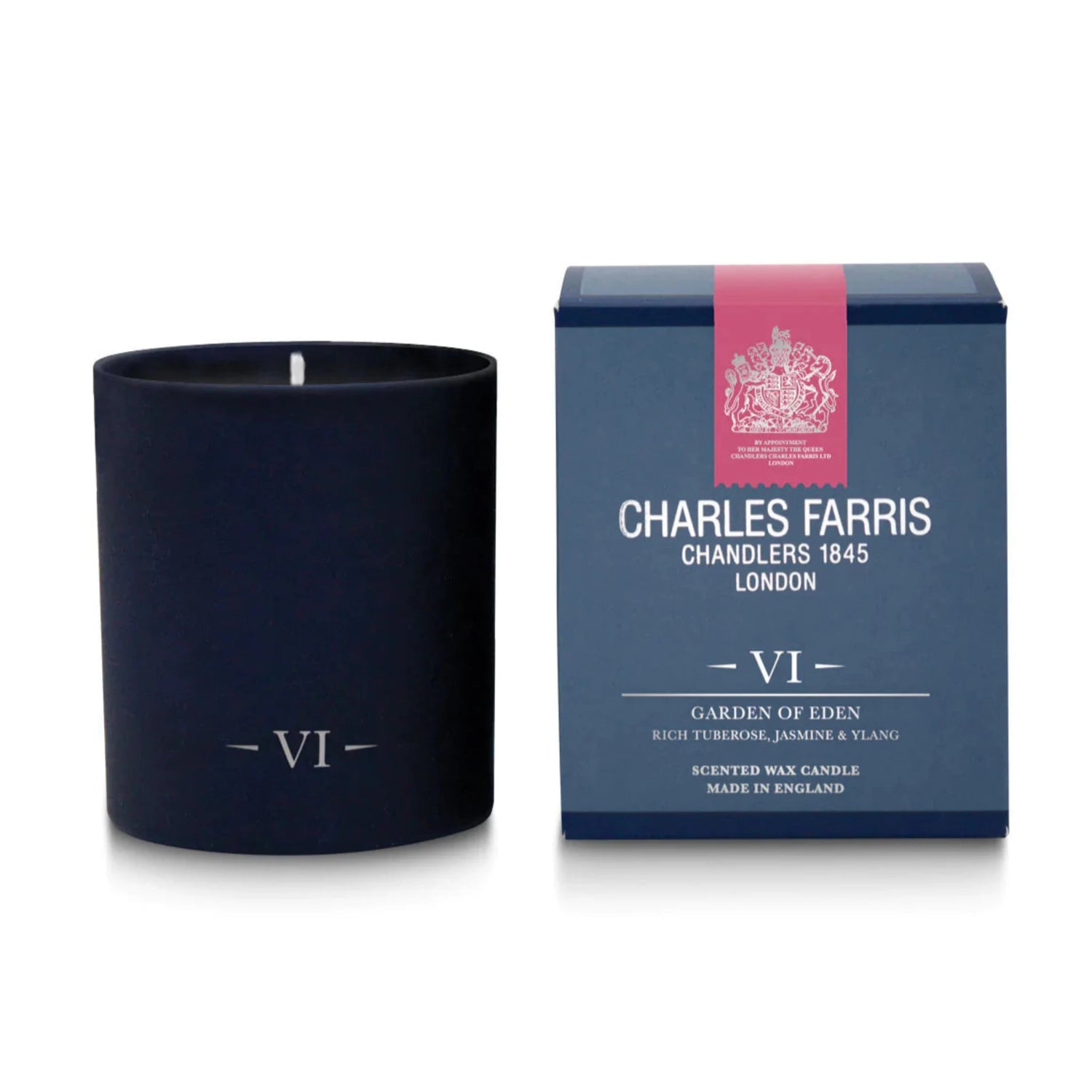 Charles Farris Garden of Eden Scented Candle Tuberose, Jasmine &amp; Ylang Ylang 7.4oz