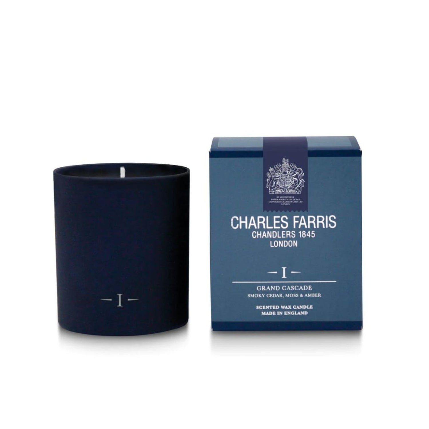 Charles Farris Grand Cascade Scented Candle Smoky Cedar, Moss &amp; Amber 7.4oz