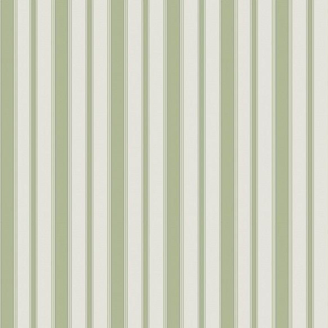 Cole and Son Cambridge Stripe Wallpaper Leaf Green 110/8038