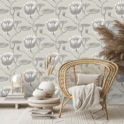 Cole and Son Summer Lily Wallpaper Neutral 95/4025