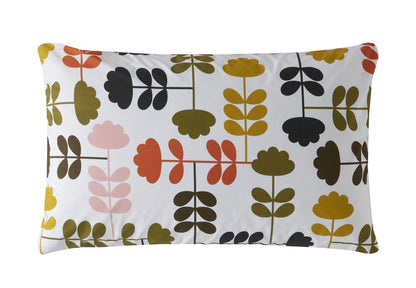 Orla Kiely Cut Stem Multi-Paprika Duvet Cover &amp; Pillowcase Set