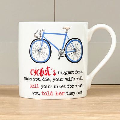 Dandelion Stationery Cyclist's Biggest Fear Mug 350ml