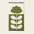 Orla Kiely Cut Stem Towels Moss/Charcoal