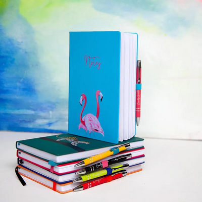 Emily Smith Design Flossy and Amber Notebook & Pen