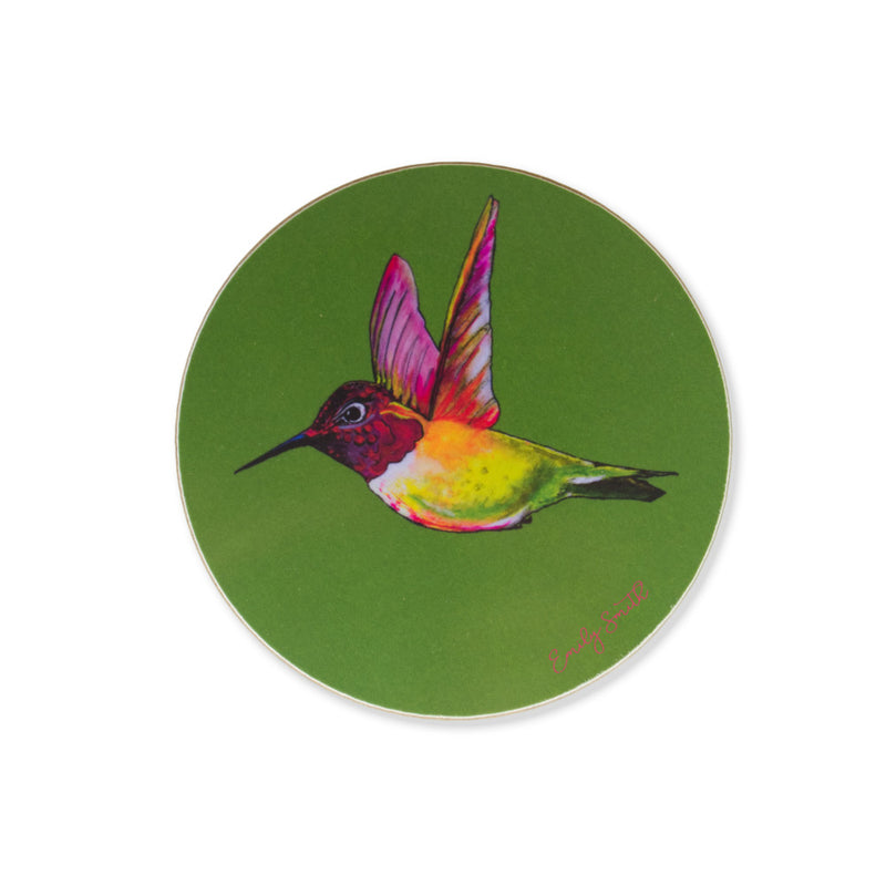Emily Smith Hermione Hummingbird Coaster