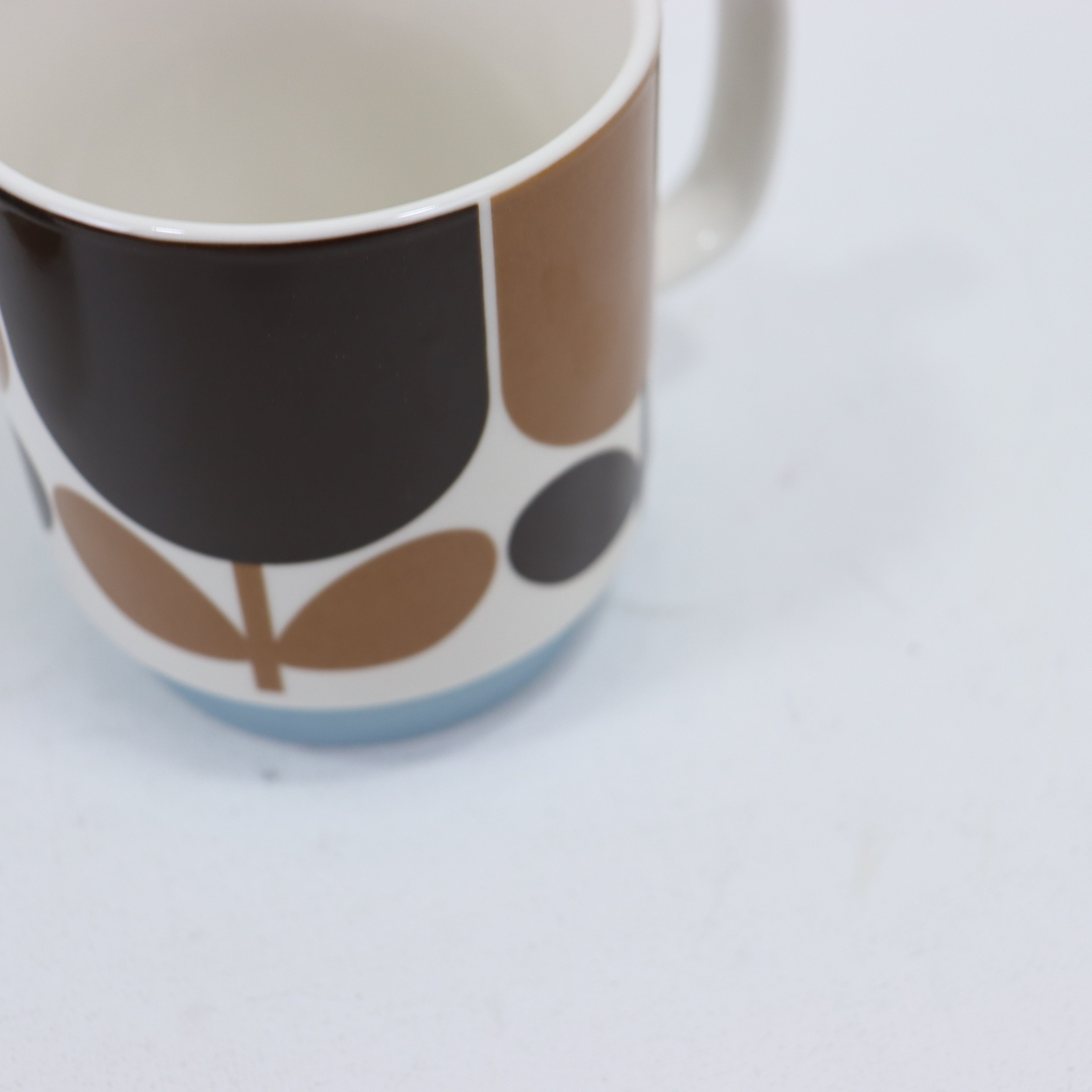 Orla Kiely Ceramic Pair of Stacking Mugs SECONDS