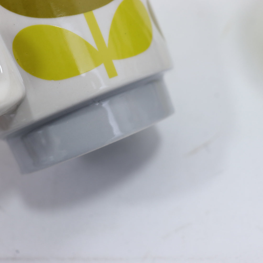 a close up of a mug
