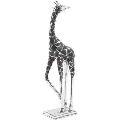 Libra Giraffe Sculpture Head Back 40cm