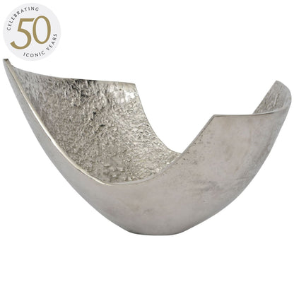 Libra Silver Peel Abstract Bowl Small 24cm x 22cm x 16cm