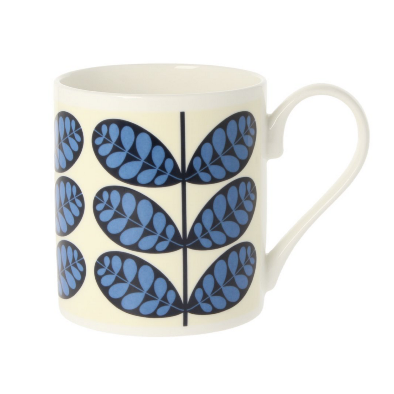 Orla Kiely Botanica Stems Blue Mug 350ml