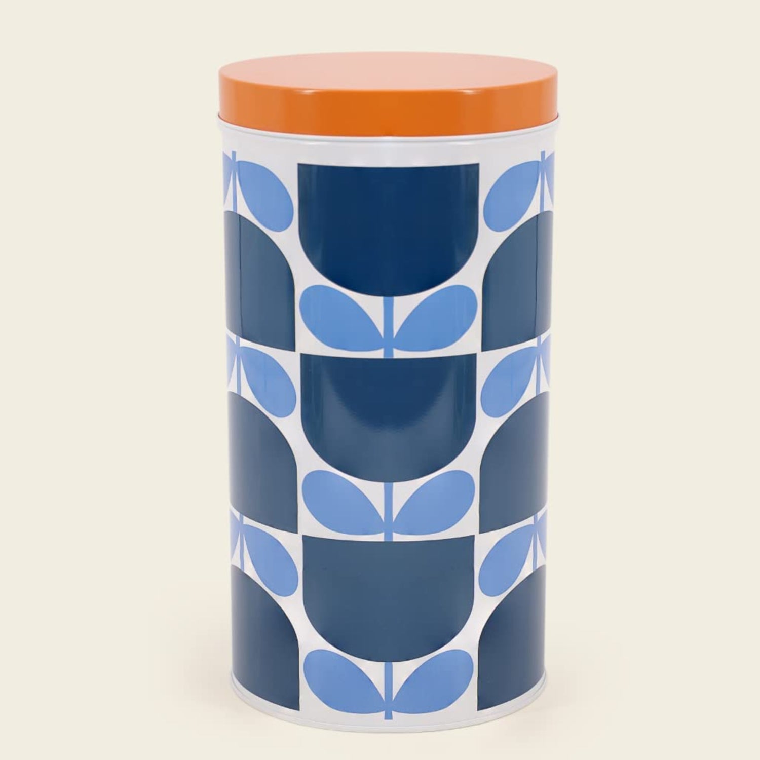 Orla Kiely Nesting Canisters in Block Flower Print - Set of 3