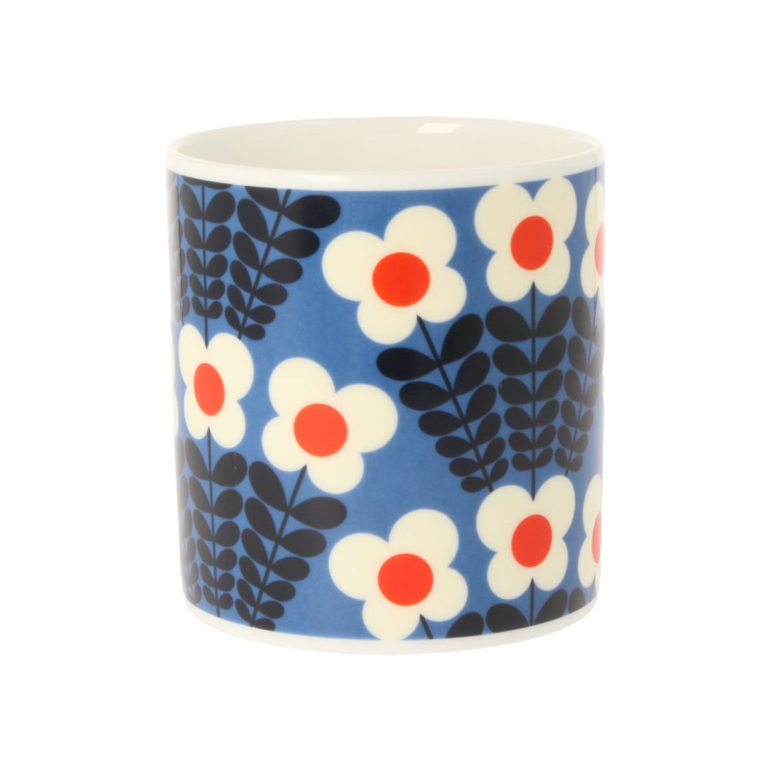 Orla Kiely Bunch Of Stems Blue Mug 350ml