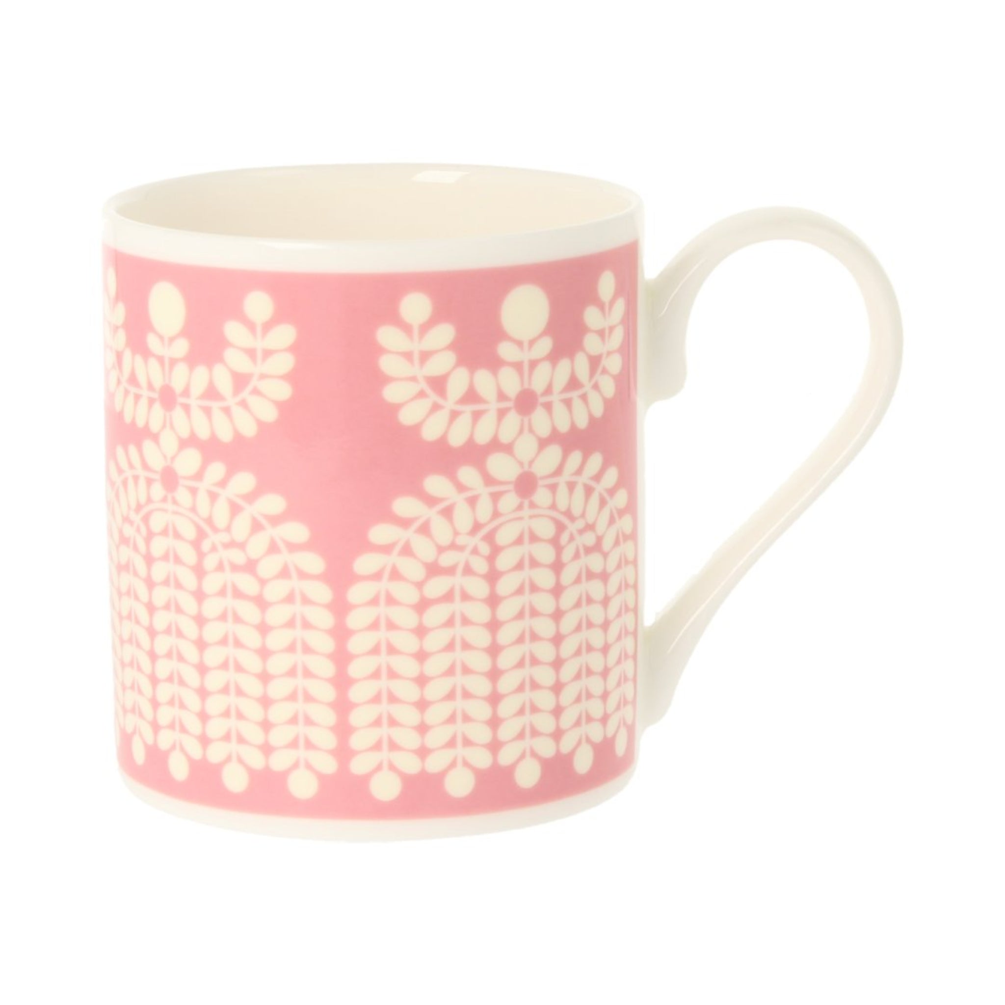 Orla Kiely Folk Girl Pink Mug - 300ml