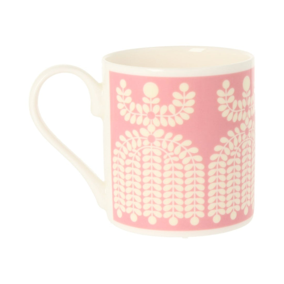 Orla Kiely Folk Girl Pink Mug - 300ml