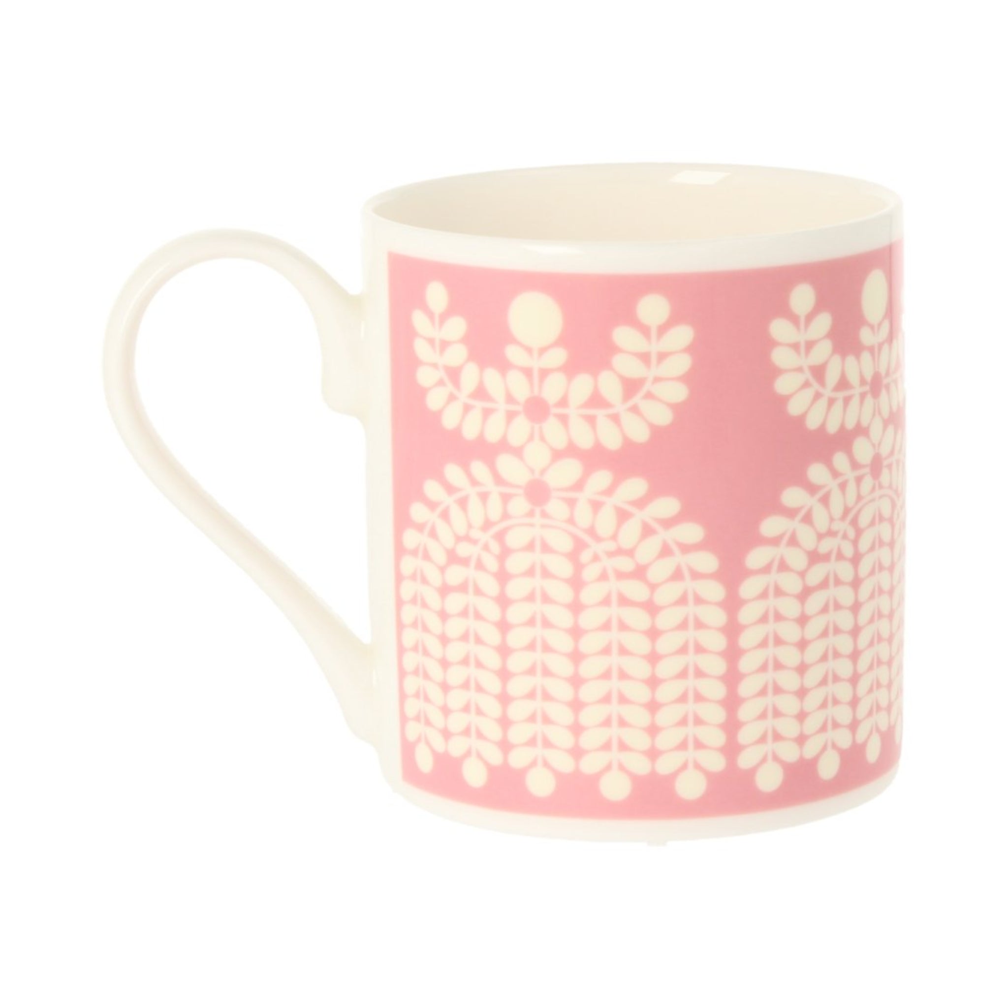 Orla Kiely Folk Girl Pink Mug - 300ml