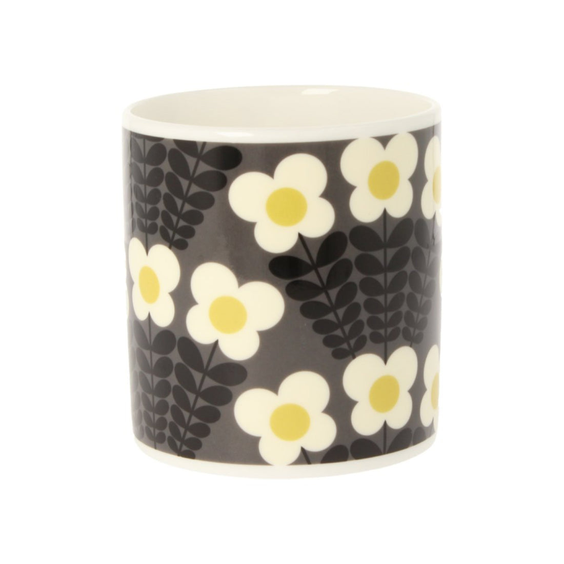 Orla Kiely Bunch Of Stems Grey Mug 350ml