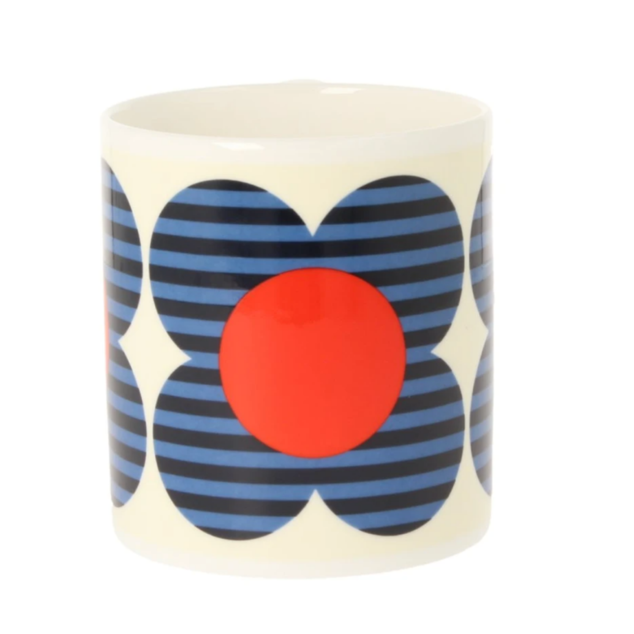 Orla Kiely Striped Flower Red Mug 300ml