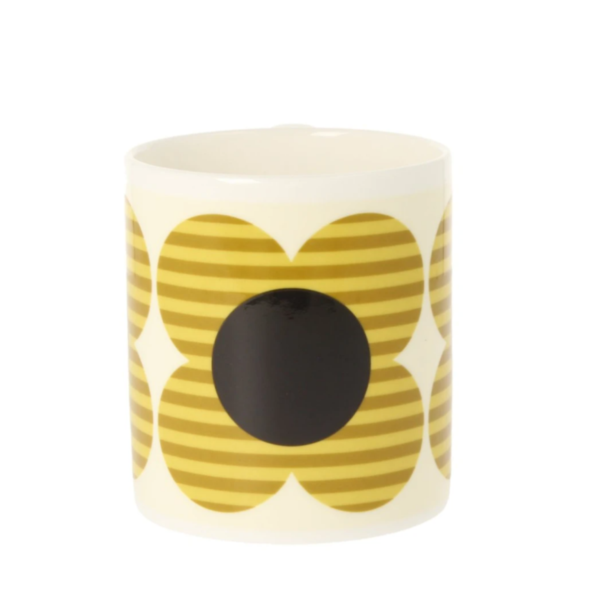 Orla Kiely Striped Flower Yellow Mug 300ml