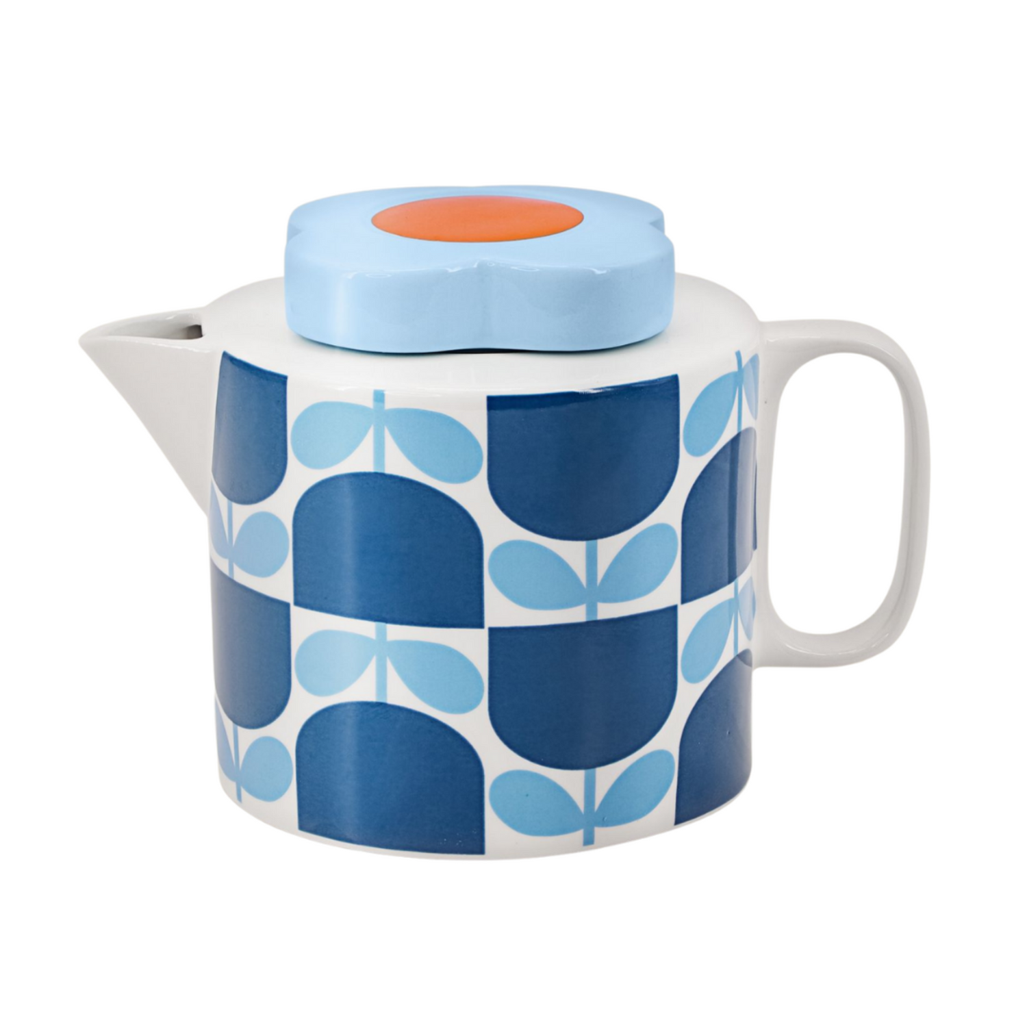 Orla Kiely Teapot Block Flower Navy