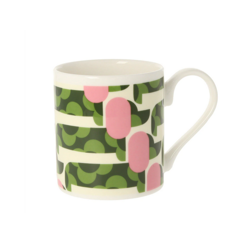 Orla Kiely Dog Show Pink/Green Mug 350ml