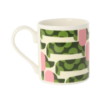 Orla Kiely Dog Show Pink/Green Mug 350ml