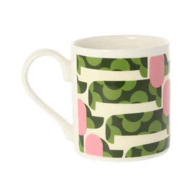 Orla Kiely Dog Show Pink/Green Mug 350ml