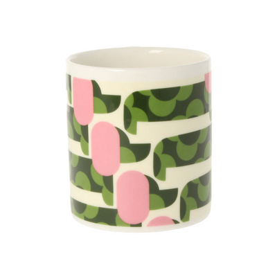 Orla Kiely 'Dog Show Pink/Green' Mug 350ml