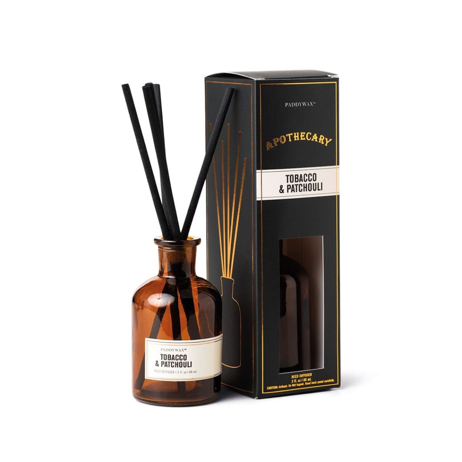 Paddywax Apothecary 3 oz Diffuser - Tobacco &amp; Patchouli