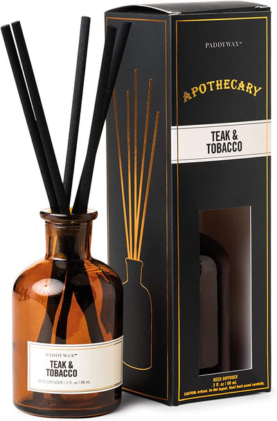 Paddywax Apothecary 3 oz Diffuser Teak & Tabacco