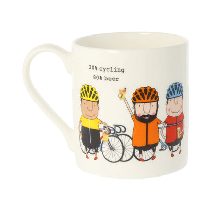 Rosie Made A Thing 20% Cycling 80% Beer Mug 350ml