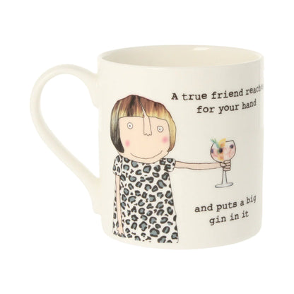 Rosie Made A Thing True Friend Mug 350ml