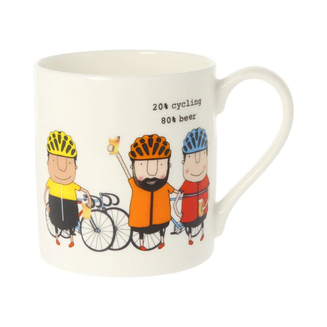 Rosie Made A Thing 20% Cycling 80% Beer Mug 350ml