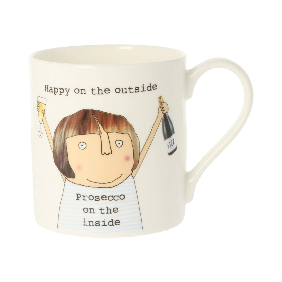 Rosie Made A Thing Prosecco On The Inside Mug Mug 350ml