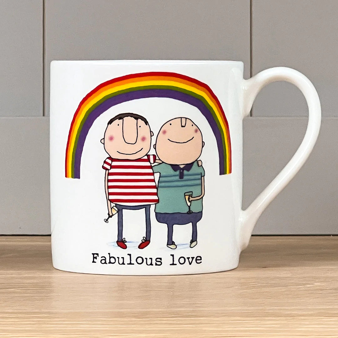 Rosie Made A Thing Fabulous Love Male Mug 350ml