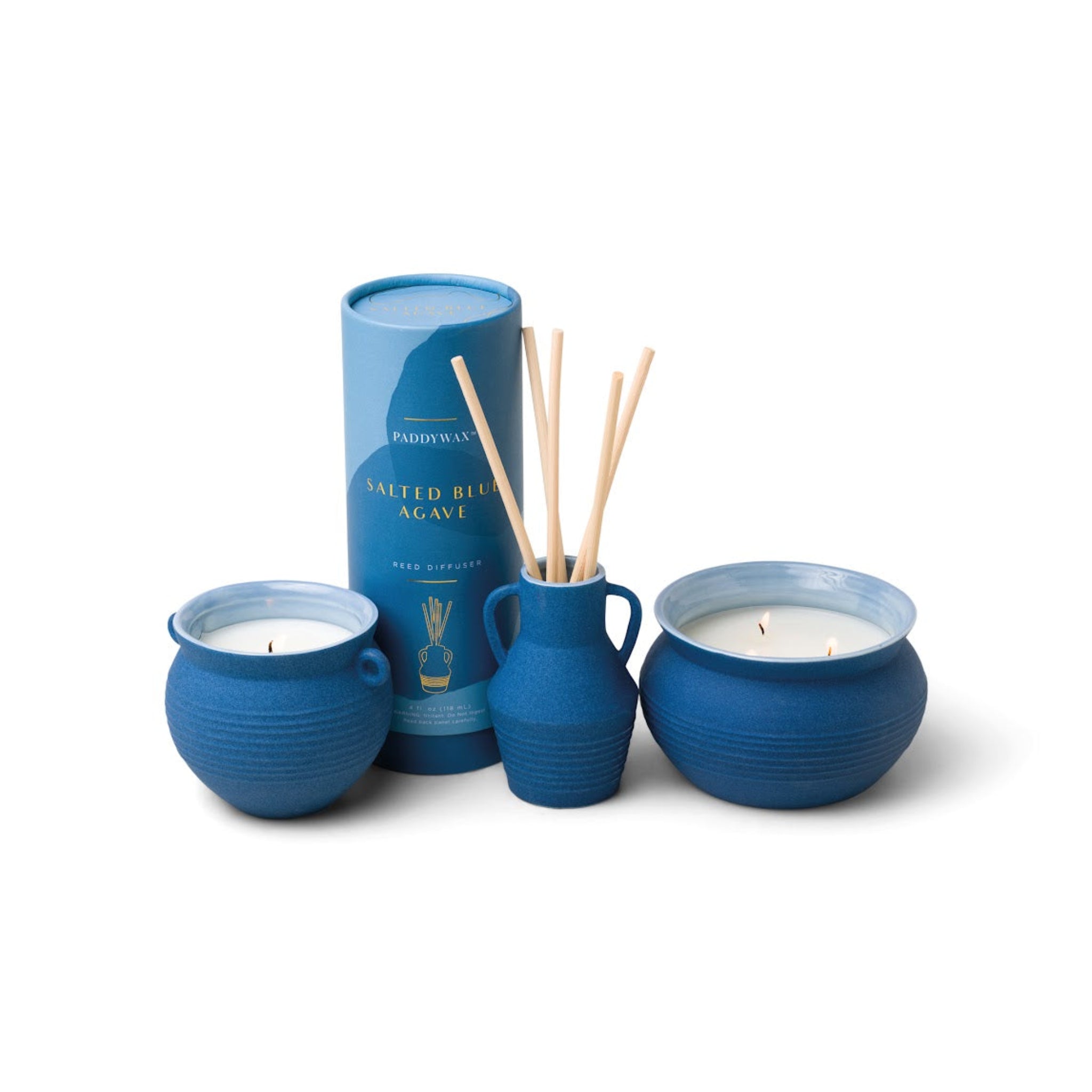 Paddywax Santorini Candle Salted Blue Agave