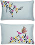 Sara Miller Bird & Gate Duvet Cover Set Duckegg Blue