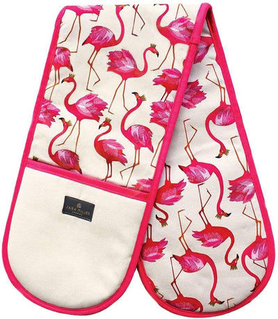 Sara Miller Flamingo Repeat Double Oven Glove