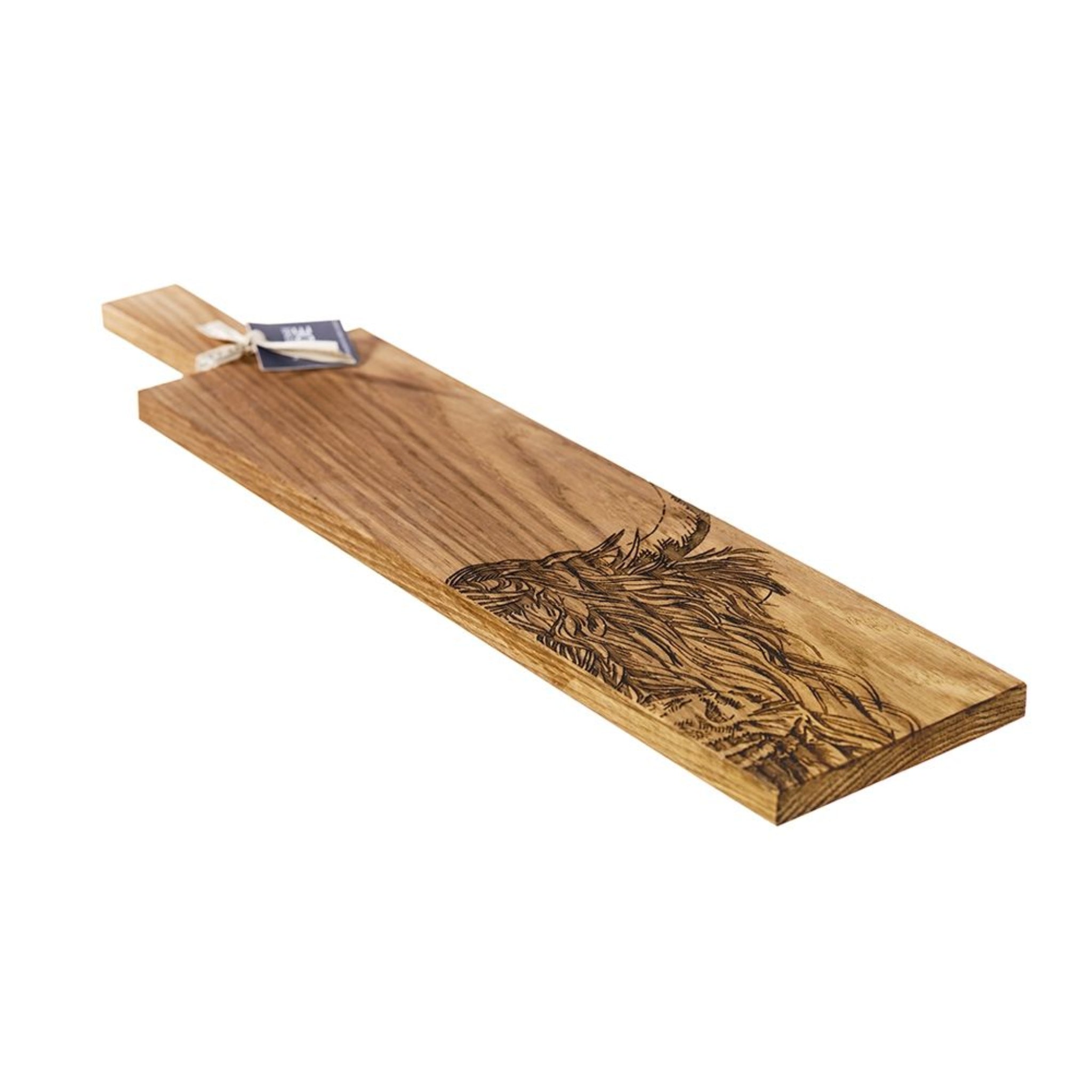 Selbrae House Highland Cow Oak Paddle Long