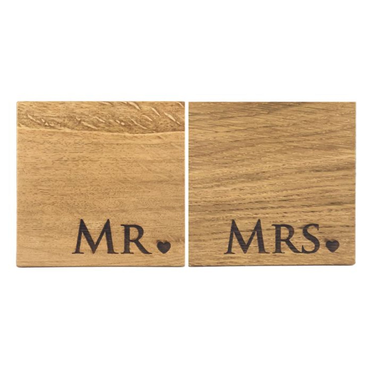 Selbrae House Mr/Mrs Oak Coasters