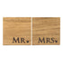 Selbrae House Mr/Mrs Oak Coasters