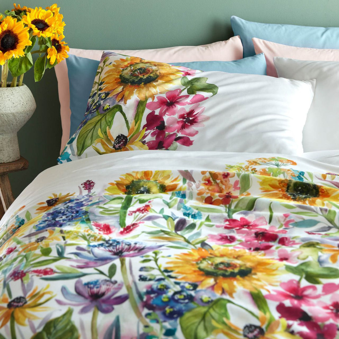 Voyage Maison Sunflower Summer Duvet Cover &amp; Pillowcase Set