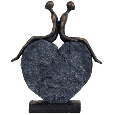 The Libra Company Couple's Love Heart Sculpture