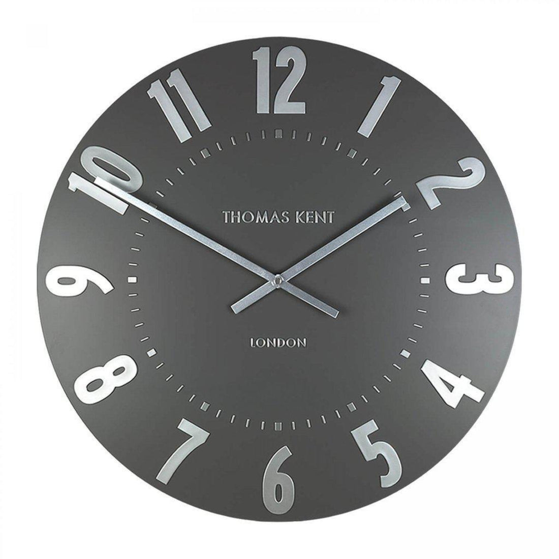 Thomas Kent 20&quot; Mulberry Wall Clock Graphite Silver