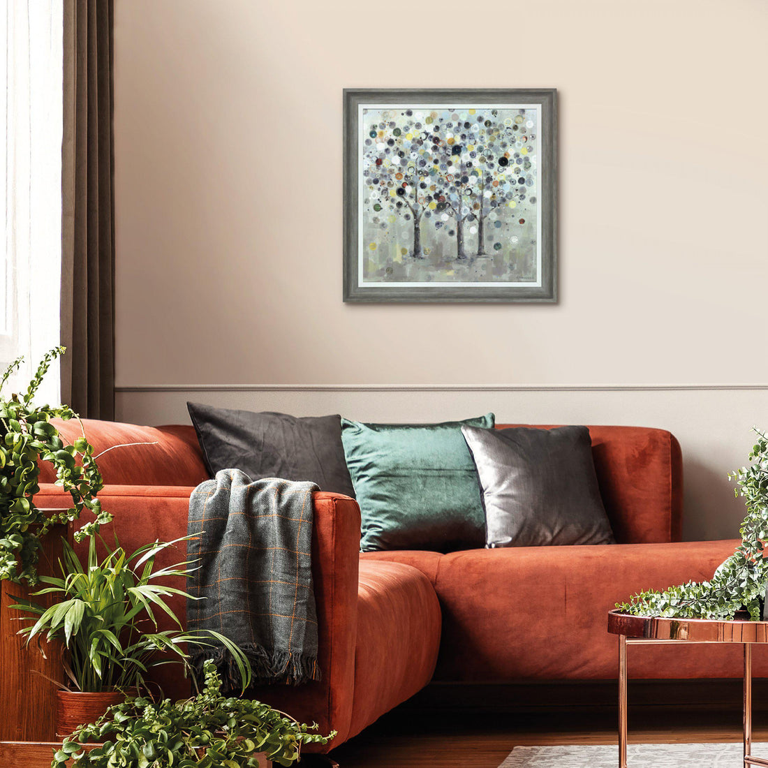 Watch Tree Small by Ulyana Hammond 60cm x 60cm
