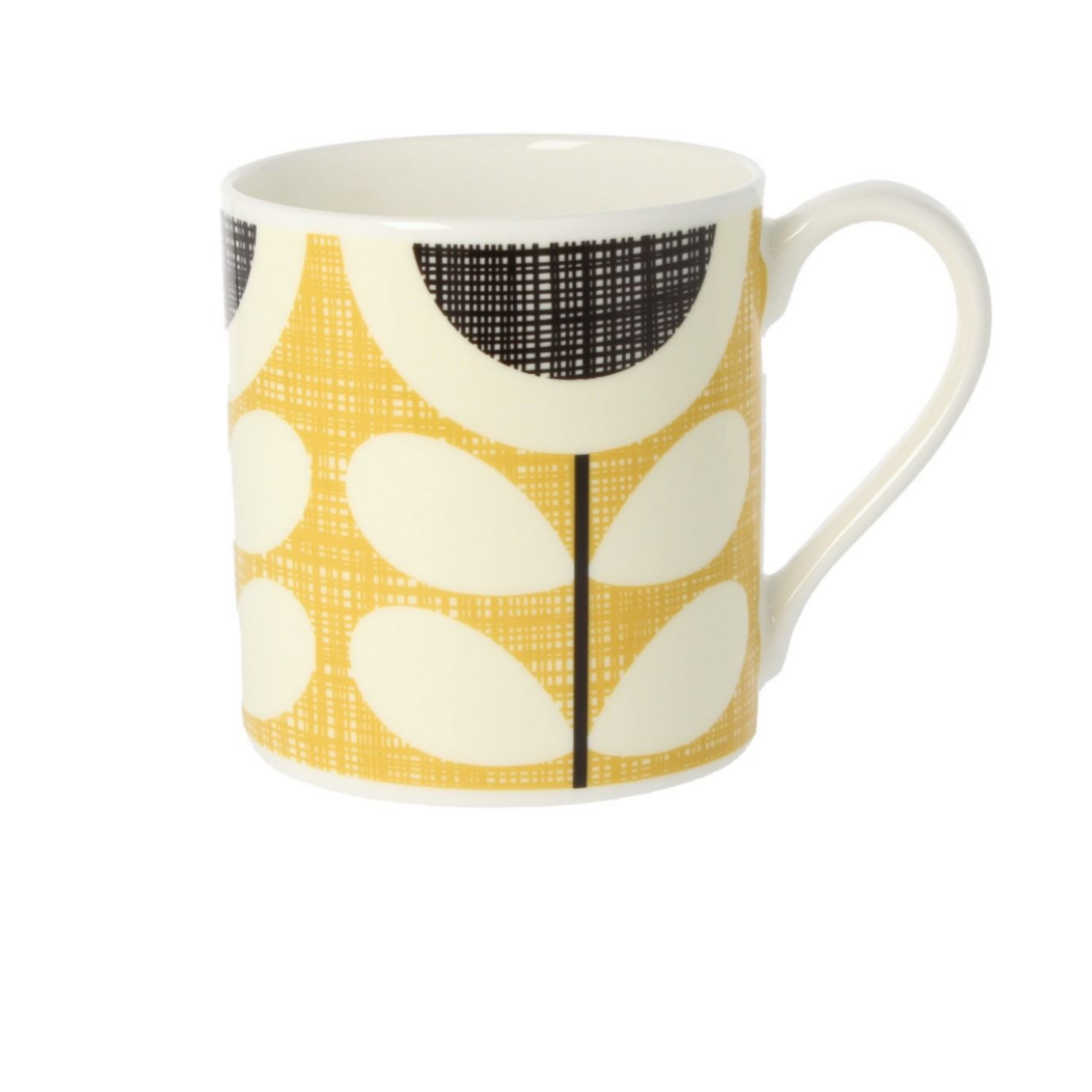 Orla Kiely Scribble Sunflower Yellow Mug