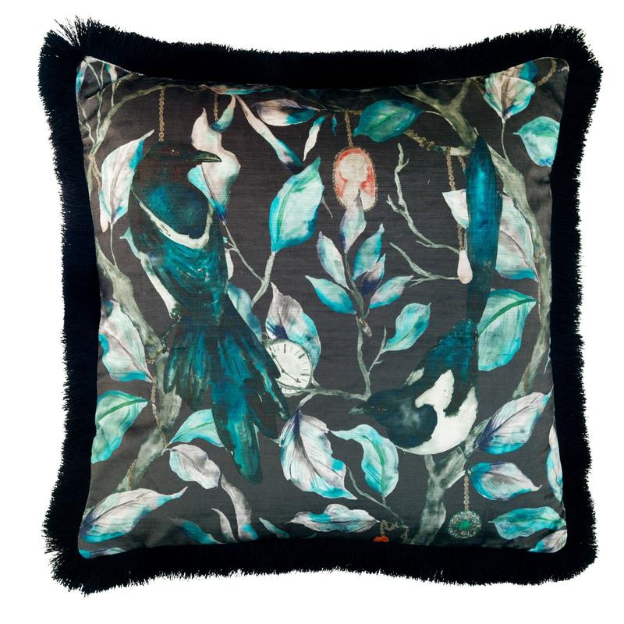 Voyage Maison Collector Onyx Velvet Cushion 55cm x 55cm