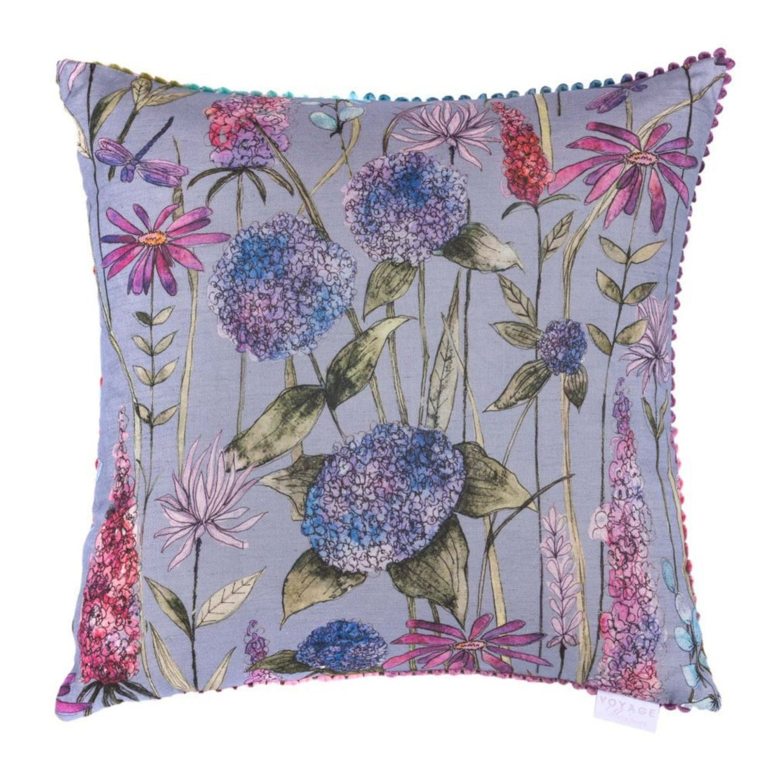 Voyage Maison Floribunda Bluebell Square Cushion 55cm x 55cm