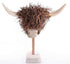 Voyage Maison Highland Cow Wooden Sculpture With Stand