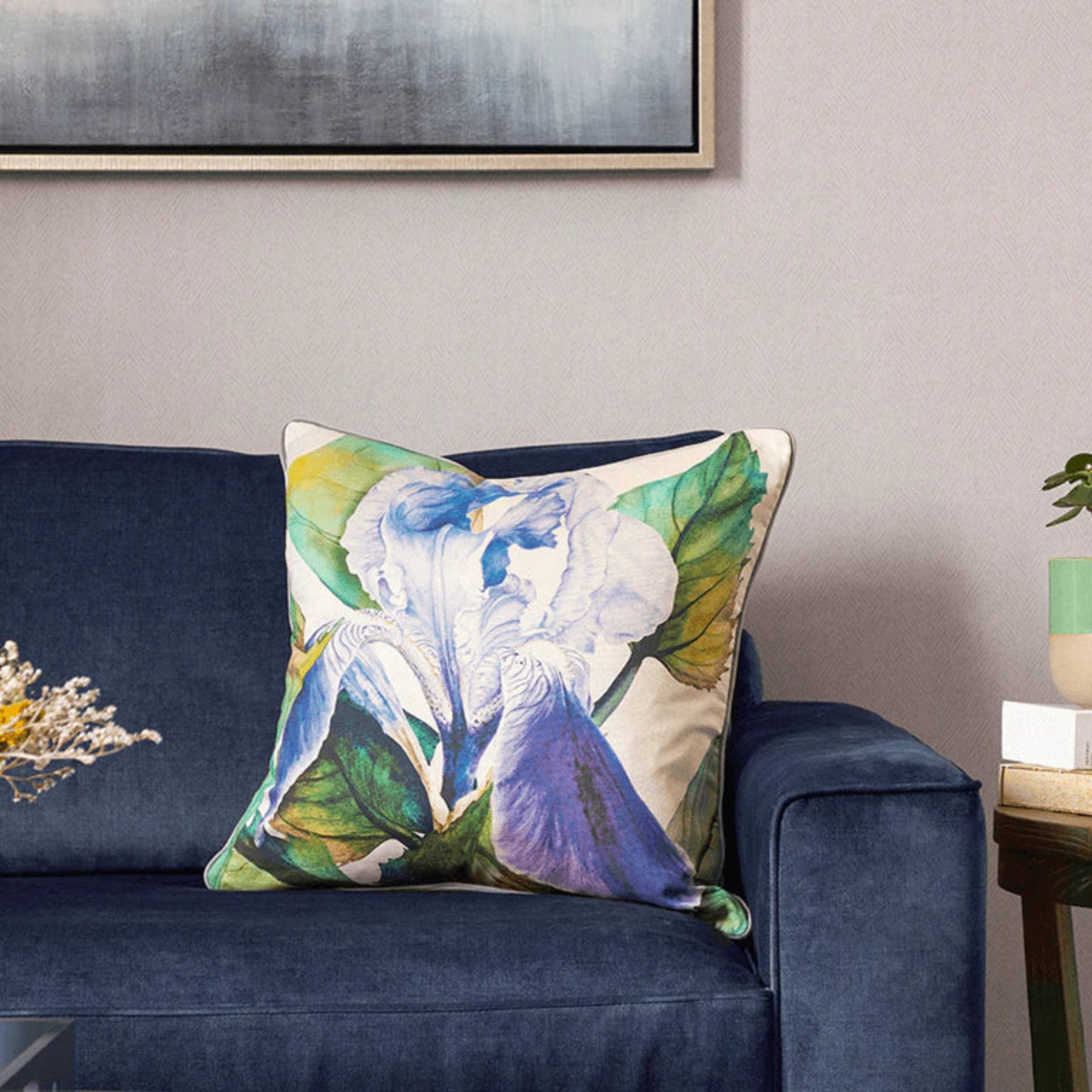 Voyage Maison Marie Burke Darwen Cornflower Cushion 55x55cm