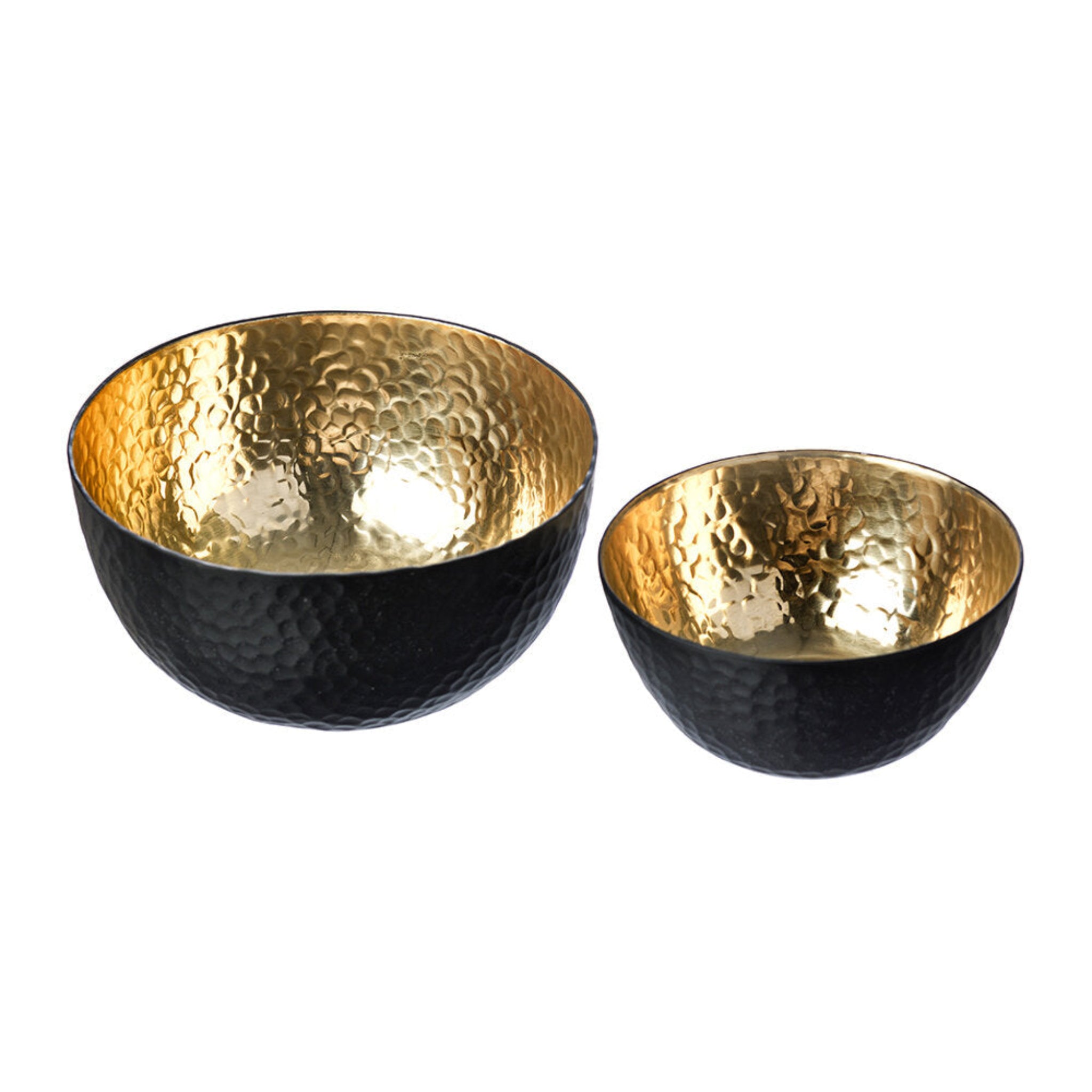 Selbrae House Set 0f 2 Gold Nesting Bowls